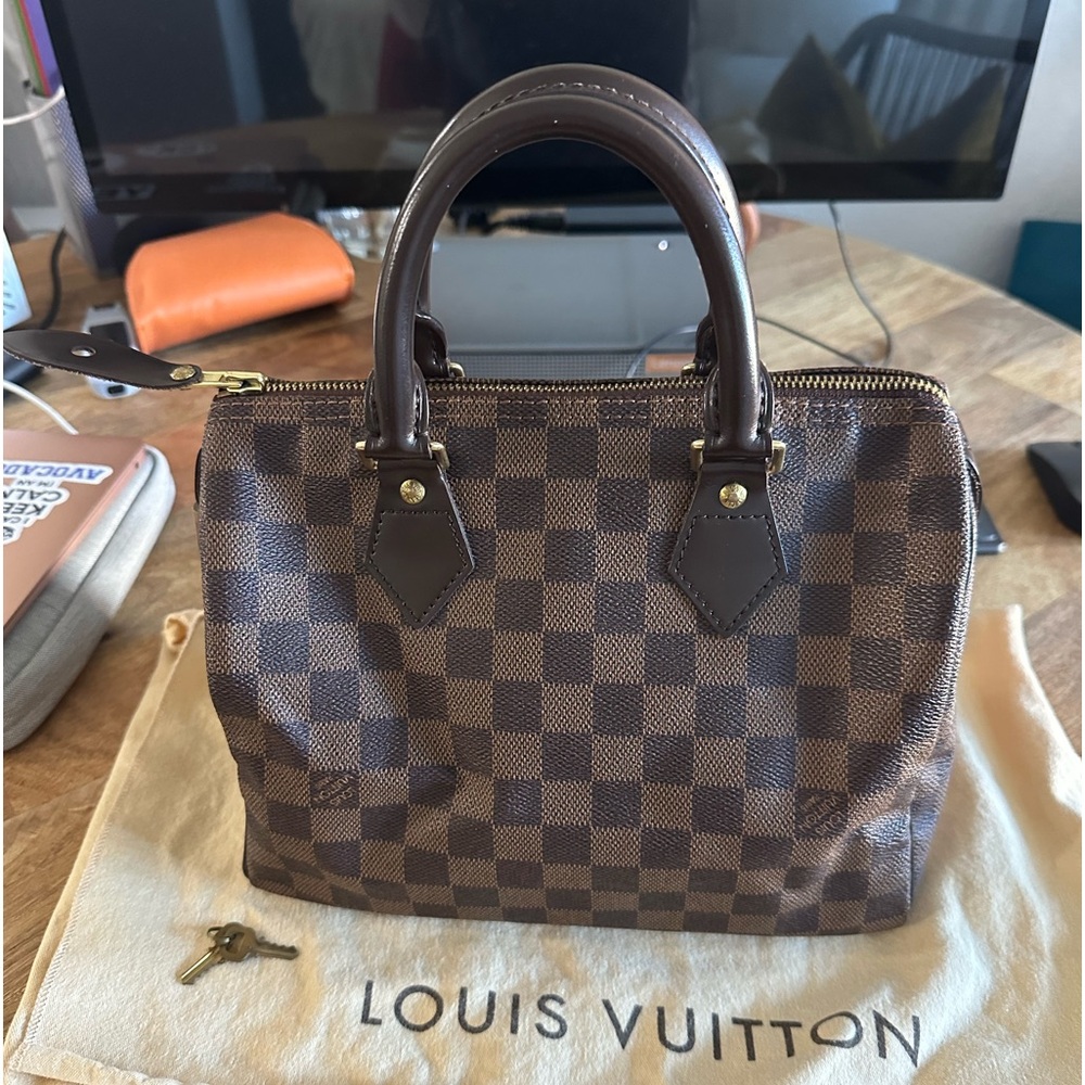 Louis Vuitton Speedy 25 Damier Ebene Canvas
